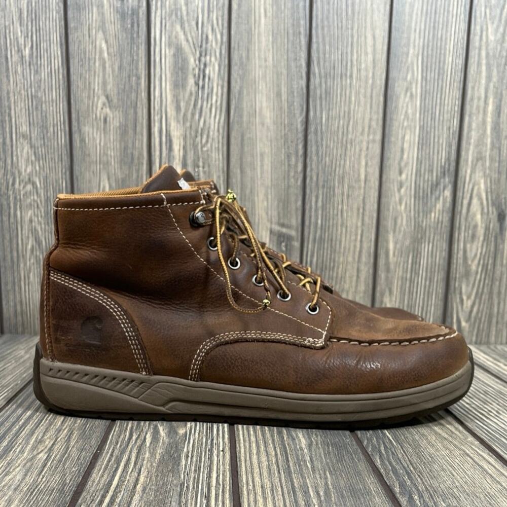 Carhartt Men Wedge Moc Toe Chukka Boots 12 Oxford Work Casual CH446 Waterproof